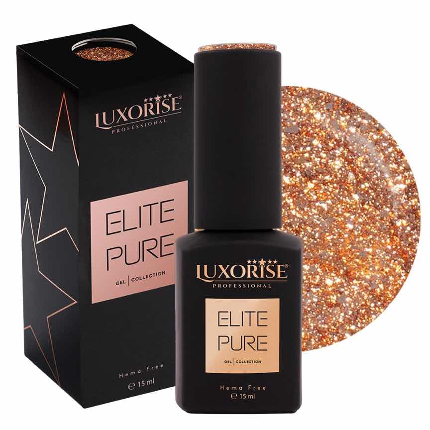 Oja Semipermanenta Hema Free LUXORISE ELITE PURE- Regal Gold, 15ml Oja Semipermanenta Hema Free LUXORISE ELITE PURE- Regal Gold, 15ml