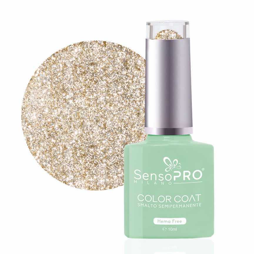 Oja Semipermanenta Hema Free SensoPRO Milano - #87 Gold Brilliance, 10ml Oja Semipermanenta Hema Free SensoPRO Milano - #87 Gold Brilliance, 10ml