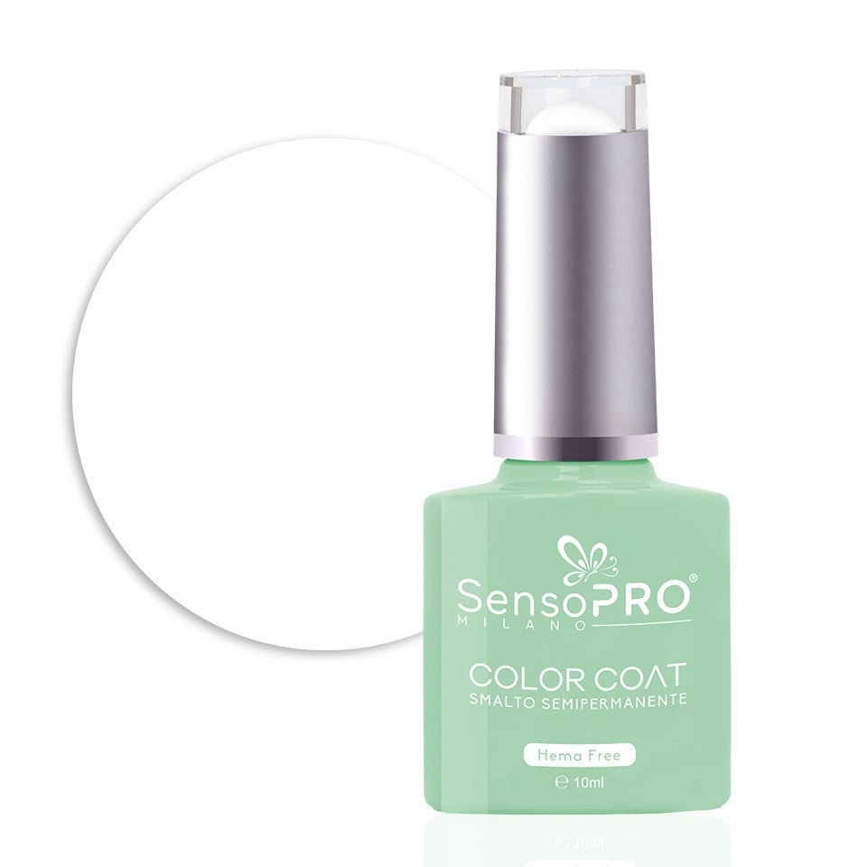 Oja Semipermanenta Hema Free SensoPRO Milano - #96 Elegant White, 10ml Oja Semipermanenta Hema Free SensoPRO Milano - #96 Elegant White, 10ml