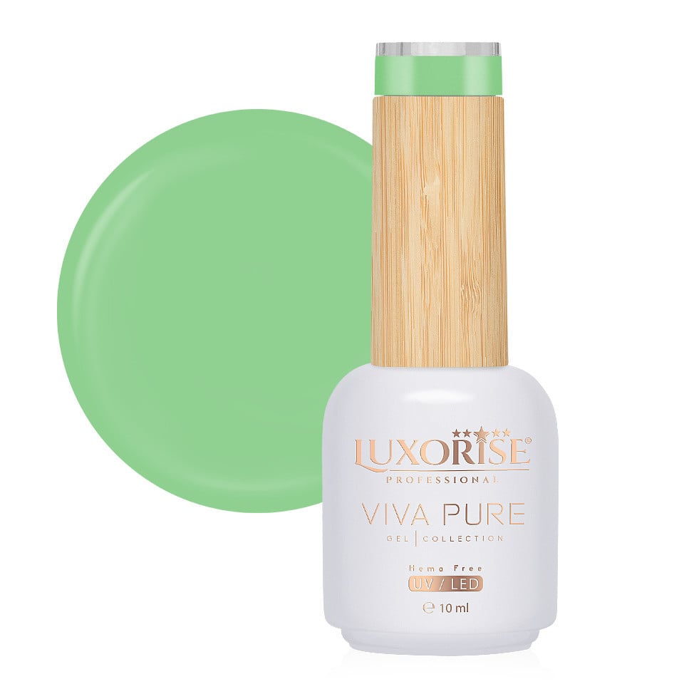 Oja Semipermanenta Hema Free Viva Pure LUXORISE - Gentle Jade 10ml Oja Semipermanenta Hema Free Viva Pure LUXORISE - Gentle Jade 10ml