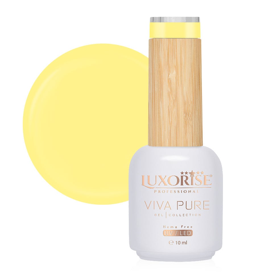 Oja Semipermanenta Hema Free Viva Pure LUXORISE - Sunny Smile 10ml Oja Semipermanenta Hema Free Viva Pure LUXORISE - Sunny Smile 10ml