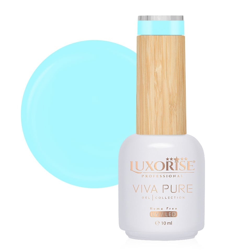 Oja Semipermanenta Hema Free Viva Pure LUXORISE - Teal Mist 10ml Oja Semipermanenta Hema Free Viva Pure LUXORISE - Teal Mist 10ml