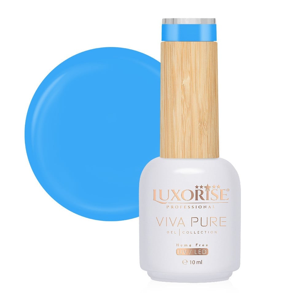 Oja Semipermanenta Hema Free Viva Pure LUXORISE - Wild Blue 10ml Oja Semipermanenta Hema Free Viva Pure LUXORISE - Wild Blue 10ml