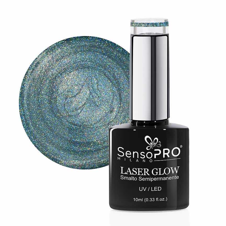 Oja Semipermanenta Holografica Laser Glow SensoPRO Milano 10ml, Enchanted Aura #22 Oja Semipermanenta Holografica Laser Glow SensoPRO Milano 10ml, Enchanted Aura #22