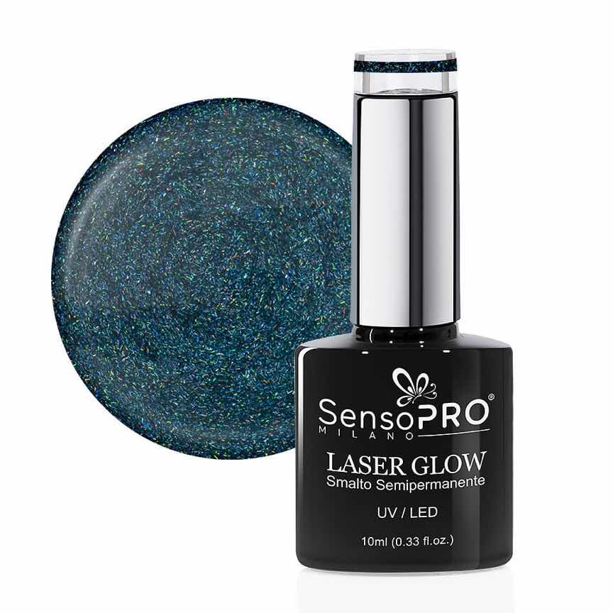 Oja Semipermanenta Holografica Laser Glow SensoPRO Milano 10ml, Hypnotize Sky #33 Oja Semipermanenta Holografica Laser Glow SensoPRO Milano 10ml, Hypnotize Sky #33