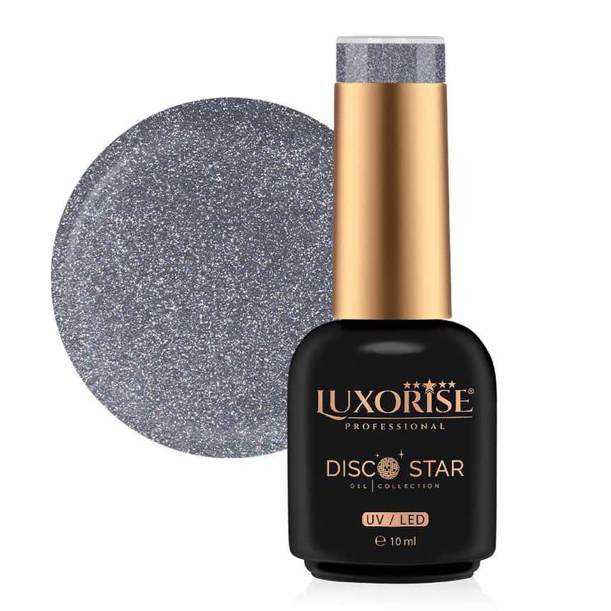 Oja Semipermanenta LUXORISE Disco Star - Silver Party 10ml Oja Semipermanenta LUXORISE Disco Star - Silver Party 10ml
