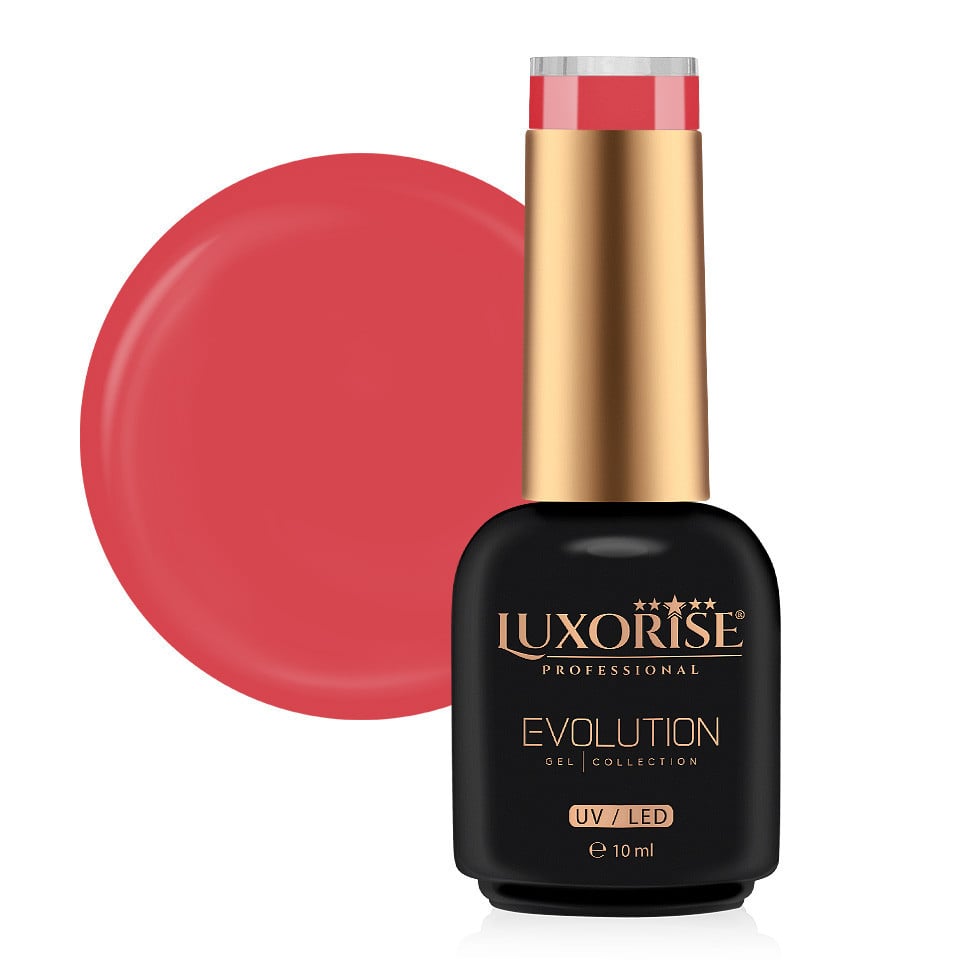 Oja Semipermanenta LUXORISE Evolution, Lady in Red - Heart Smile 10ml Oja Semipermanenta LUXORISE Evolution, Lady in Red - Heart Smile 10ml
