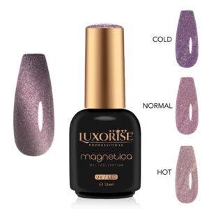 Oja Semipermanenta LUXORISE MAGNETICA - ThermoCharm, Mystic Mauve 10ml