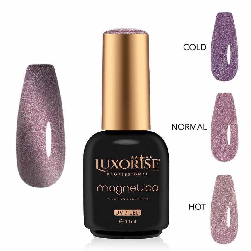Oja Semipermanenta LUXORISE MAGNETICA - ThermoCharm, Mystic Mauve 10ml Oja Semipermanenta LUXORISE MAGNETICA - ThermoCharm, Mystic Mauve 10ml