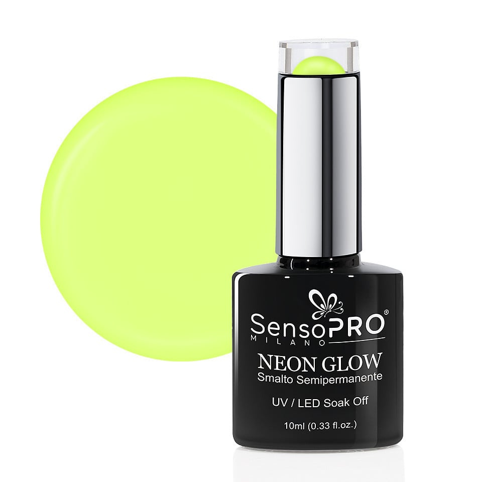 Oja Semipermanenta Neon Glow SensoPRO Milano #01 Delicious Lime, 10ml Oja Semipermanenta Neon Glow SensoPRO Milano #01 Delicious Lime, 10ml