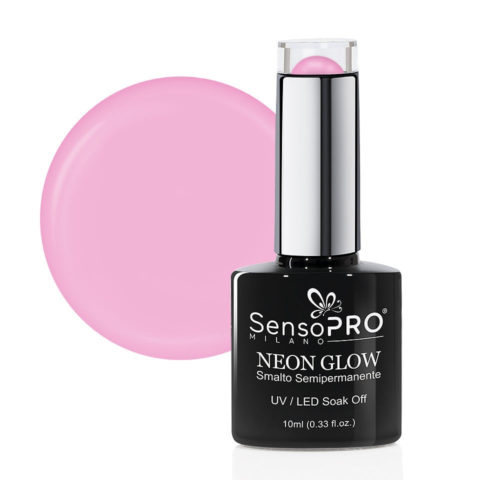 Oja Semipermanenta Neon Glow SensoPRO Milano #41 Paradise Pink, 10ml Oja Semipermanenta Neon Glow SensoPRO Milano #41 Paradise Pink, 10ml