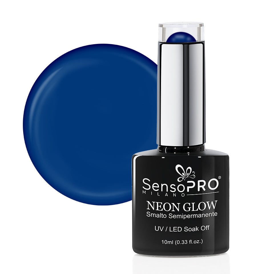 Oja Semipermanenta Neon Glow SensoPRO Milano #45 Laser Navy, 10ml Oja Semipermanenta Neon Glow SensoPRO Milano #45 Laser Navy, 10ml