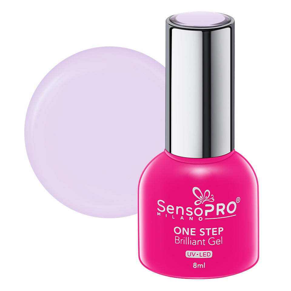 Oja Semipermanenta One Step Brilliant Gel SensoPRO Milano 8ml, At the Palace #62 Oja Semipermanenta One Step Brilliant Gel SensoPRO Milano 8ml, At the Palace #62