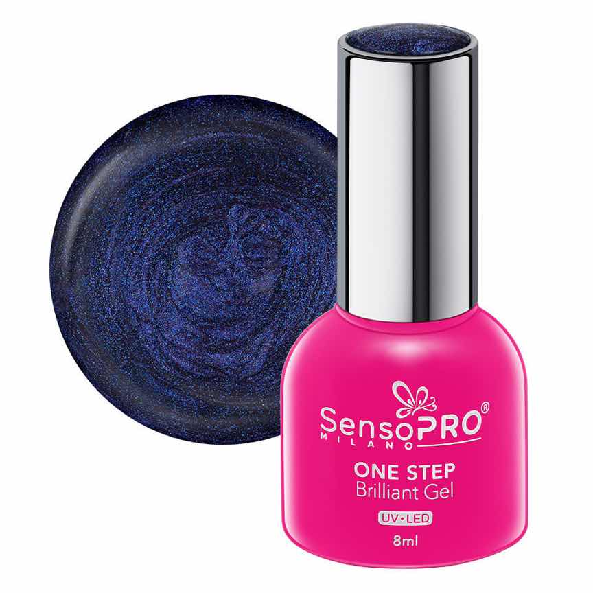 Oja Semipermanenta One Step Brilliant Gel SensoPRO Milano 8ml, Galaxy Dress #85 Oja Semipermanenta One Step Brilliant Gel SensoPRO Milano 8ml, Galaxy Dress #85