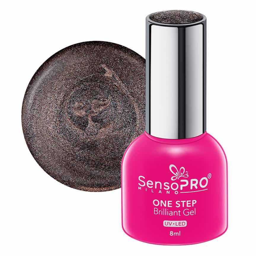 Oja Semipermanenta One Step Brilliant Gel SensoPRO Milano 8ml, Golden Cooper #86 Oja Semipermanenta One Step Brilliant Gel SensoPRO Milano 8ml, Golden Cooper #86