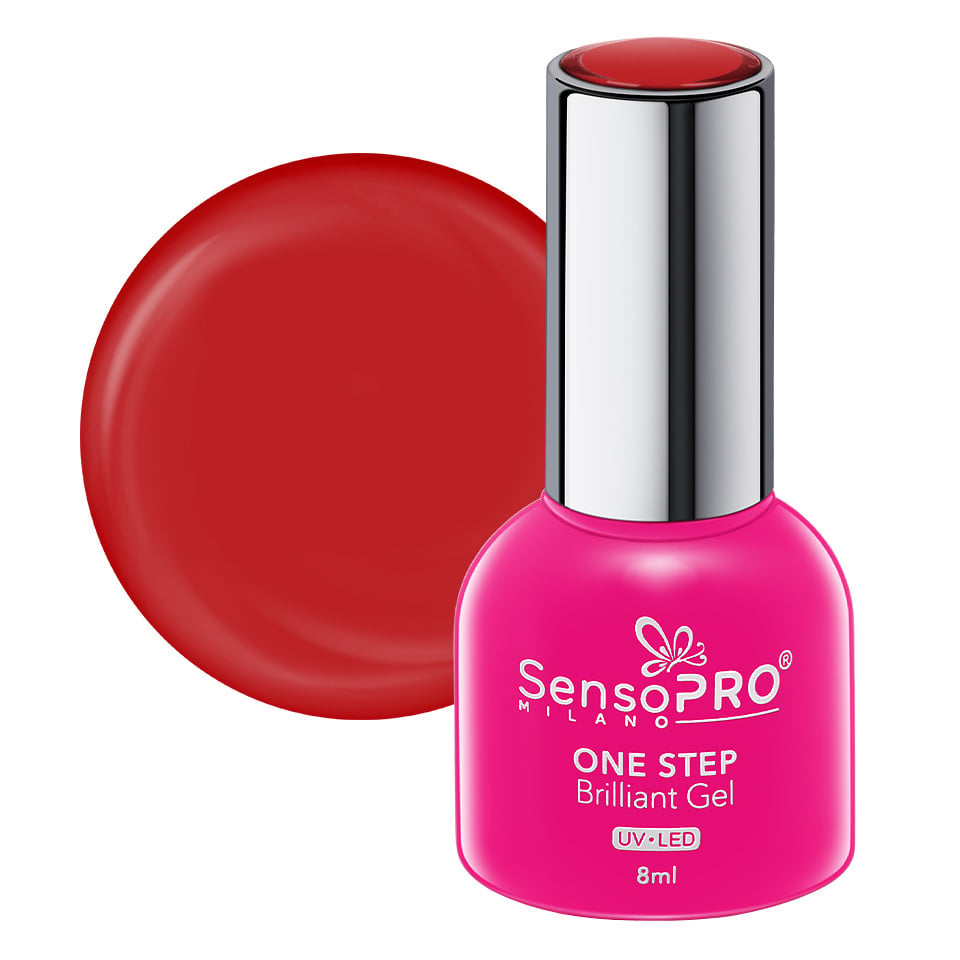 Oja Semipermanenta One Step Brilliant Gel SensoPRO Milano 8ml, Infinite Love #17 Oja Semipermanenta One Step Brilliant Gel SensoPRO Milano 8ml, Infinite Love #17