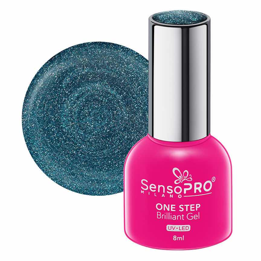 Oja Semipermanenta One Step Brilliant Gel SensoPRO Milano 8ml, Mermaid Bliss #100 Oja Semipermanenta One Step Brilliant Gel SensoPRO Milano 8ml, Mermaid Bliss #100