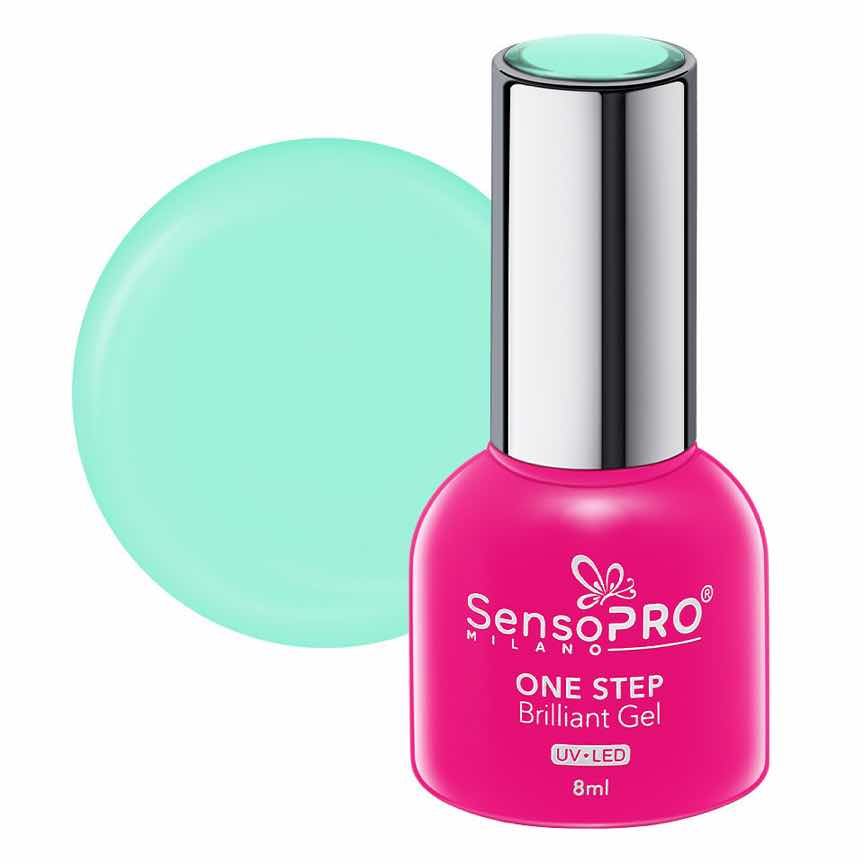 Oja Semipermanenta One Step Brilliant Gel SensoPRO Milano 8ml, Oasis Pleasure #53 Oja Semipermanenta One Step Brilliant Gel SensoPRO Milano 8ml, Oasis Pleasure #53