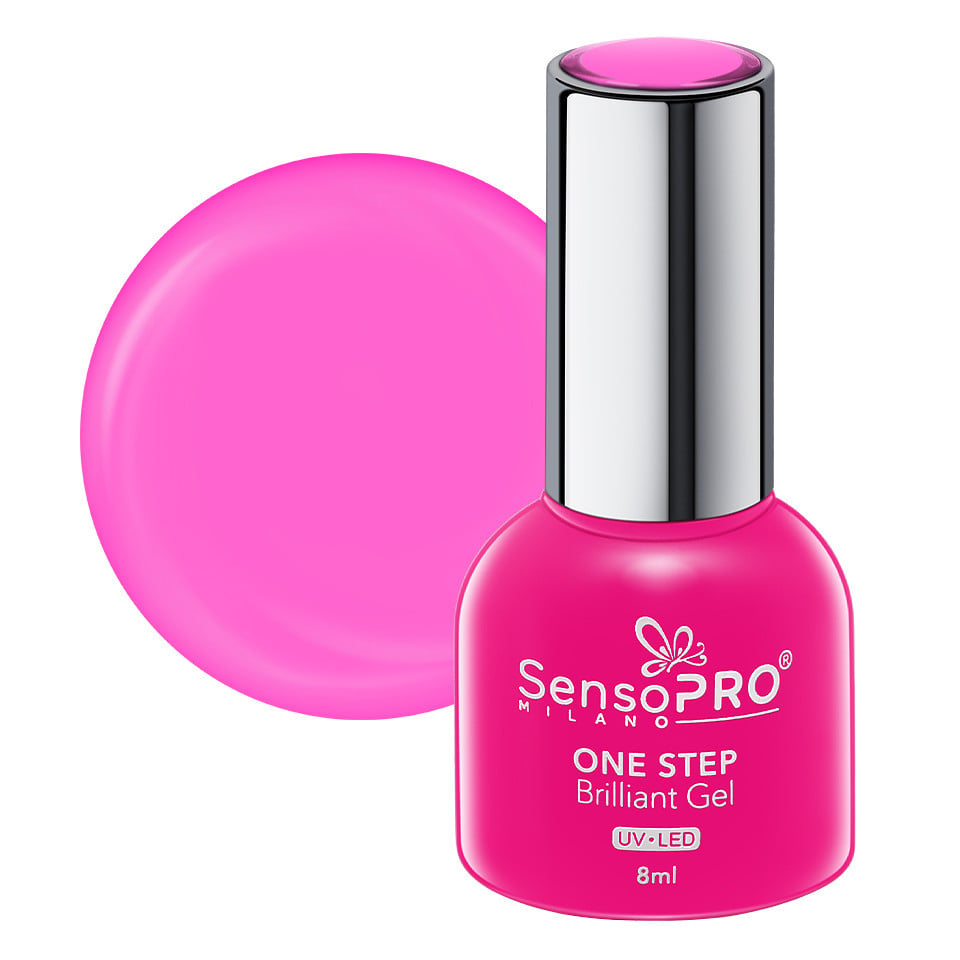 Oja Semipermanenta One Step Brilliant Gel SensoPRO Milano 8ml, Orchid Party #120 Oja Semipermanenta One Step Brilliant Gel SensoPRO Milano 8ml, Orchid Party #120