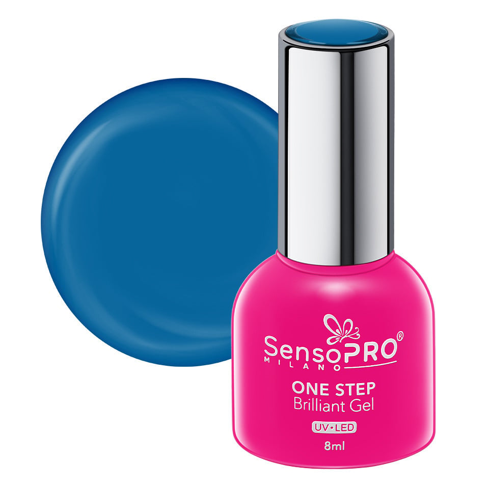 Oja Semipermanenta One Step Brilliant Gel SensoPRO Milano 8ml, Royal Holiday #42 Oja Semipermanenta One Step Brilliant Gel SensoPRO Milano 8ml, Royal Holiday #42