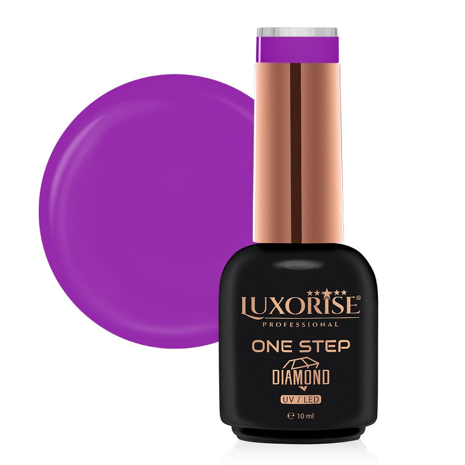 Oja Semipermanenta One Step Diamond Fabulous Fuchsia 10ml, LUXORISE Oja Semipermanenta One Step Diamond Fabulous Fuchsia 10ml, LUXORISE
