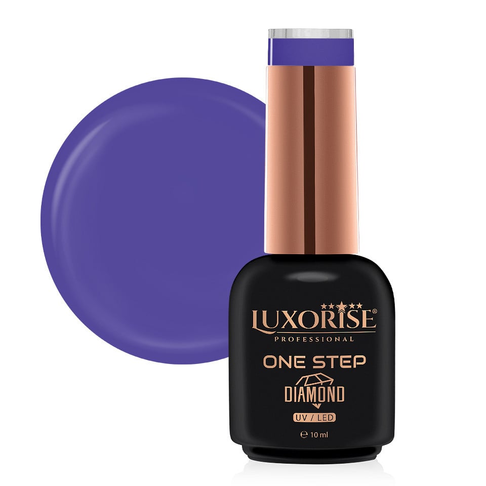 Oja Semipermanenta One Step Diamond Glam Mauve 10ml, LUXORISE Oja Semipermanenta One Step Diamond Glam Mauve 10ml, LUXORISE