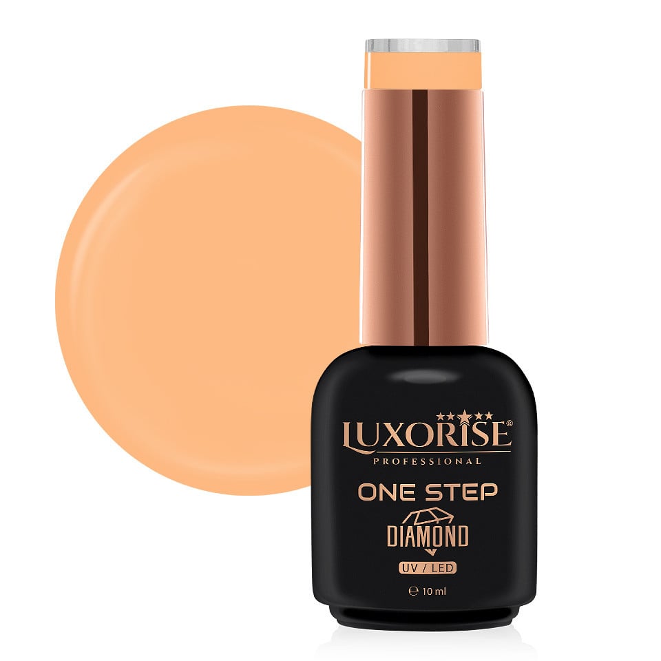 Oja Semipermanenta One Step Diamond Orange Sorbet 10ml, LUXORISE Oja Semipermanenta One Step Diamond Orange Sorbet 10ml, LUXORISE