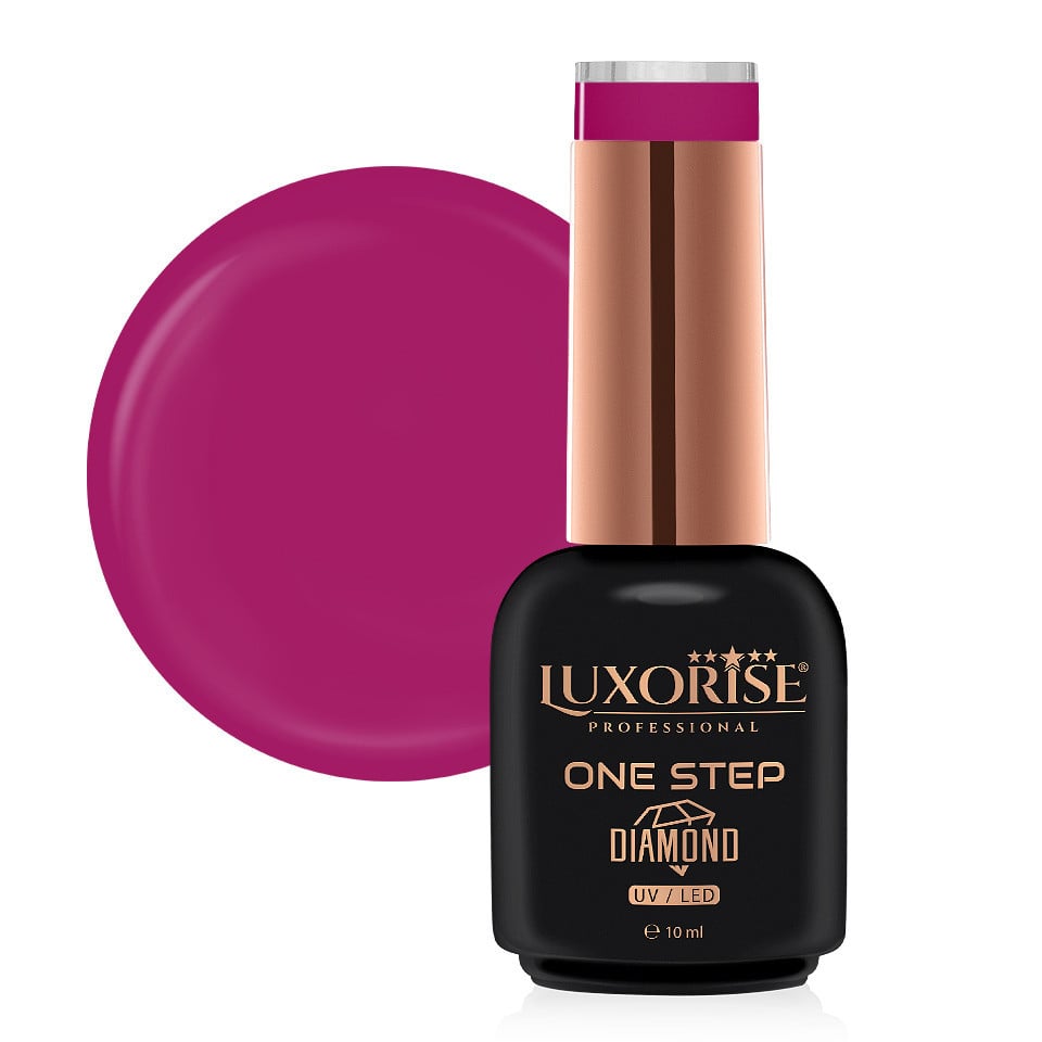 Oja Semipermanenta One Step Diamond Pink Kiss 10ml, LUXORISE Oja Semipermanenta One Step Diamond Pink Kiss 10ml, LUXORISE