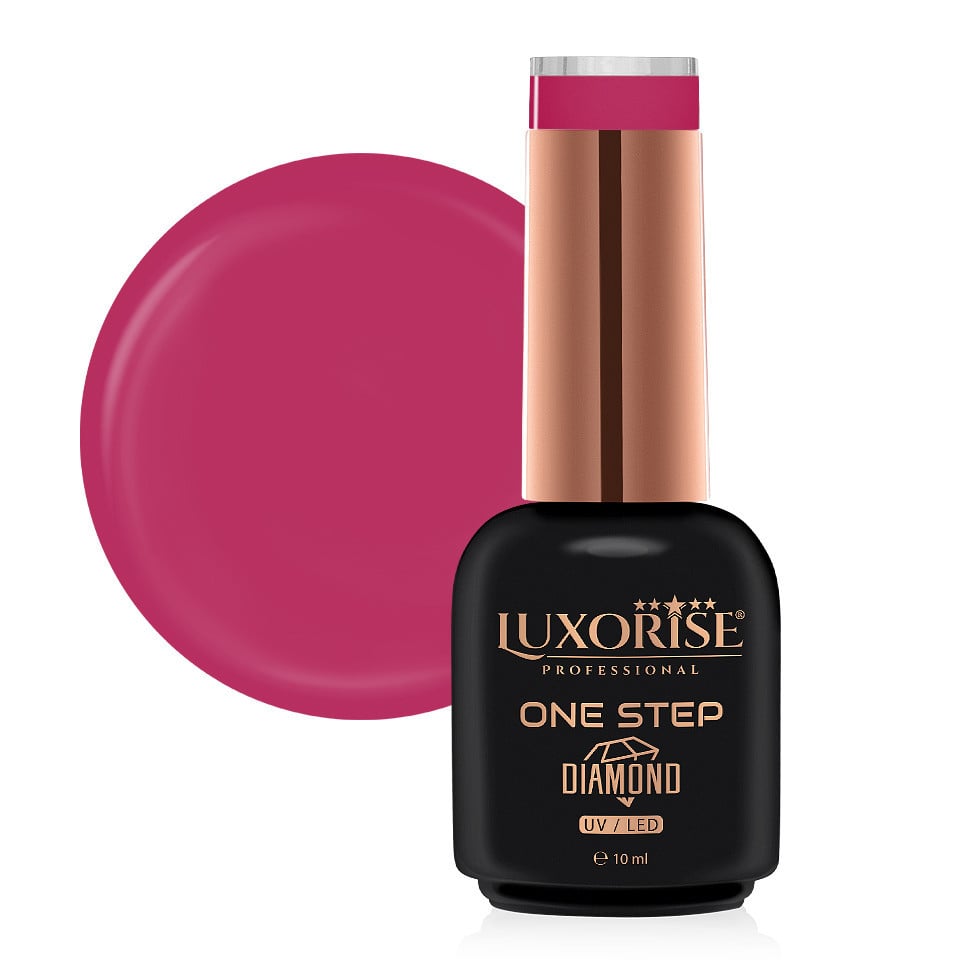 Oja Semipermanenta One Step Diamond Pop Flamenco 10ml, LUXORISE Oja Semipermanenta One Step Diamond Pop Flamenco 10ml, LUXORISE