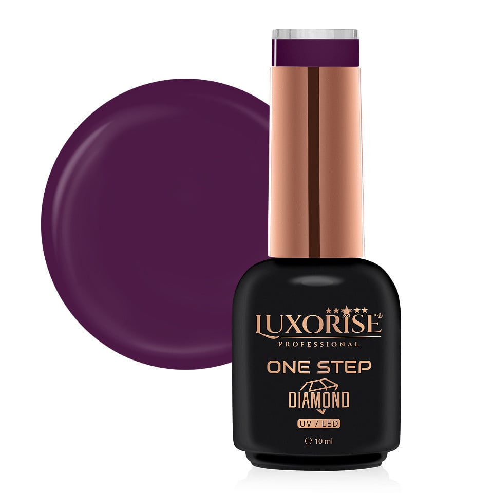Oja Semipermanenta One Step Diamond Purple Smoothie 10ml, LUXORISE Oja Semipermanenta One Step Diamond Purple Smoothie 10ml, LUXORISE