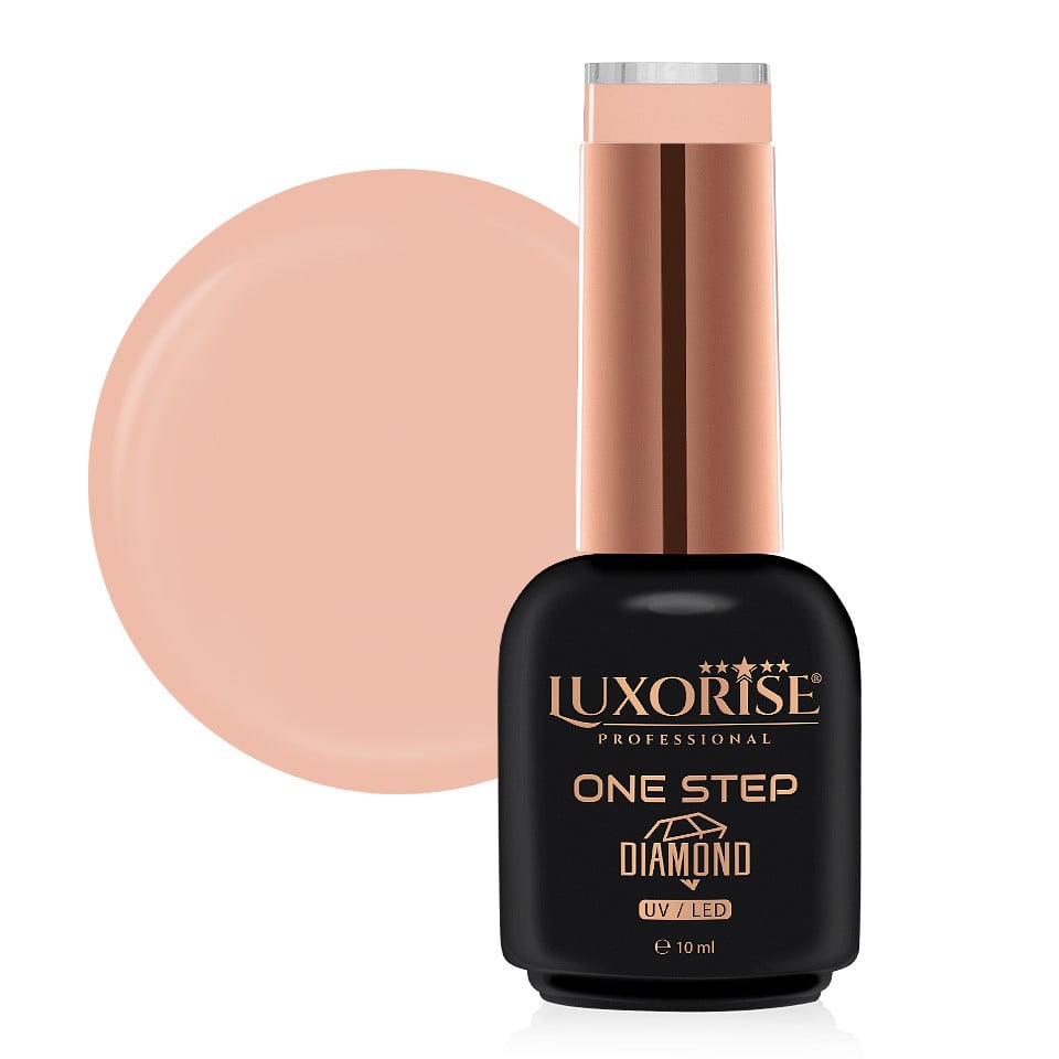 Oja Semipermanenta One Step Diamond Rose Seashell 10ml, LUXORISE Oja Semipermanenta One Step Diamond Rose Seashell 10ml, LUXORISE