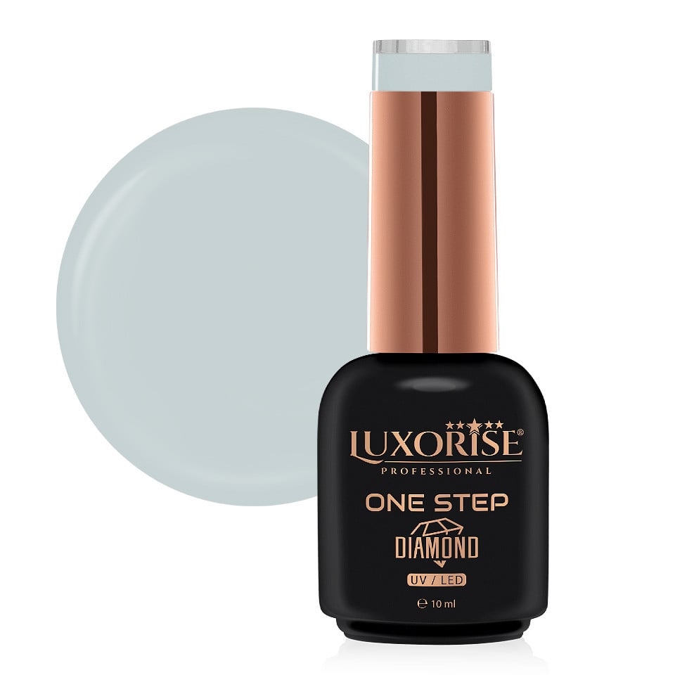 Oja Semipermanenta One Step Diamond Silent Gray 10ml, LUXORISE Oja Semipermanenta One Step Diamond Silent Gray 10ml, LUXORISE