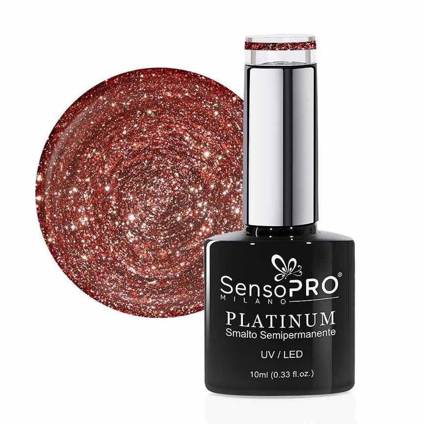 Oja Semipermanenta Platinum SensoPRO Milano 10ml, Ruby Heart #34 Oja Semipermanenta Platinum SensoPRO Milano 10ml, Ruby Heart #34
