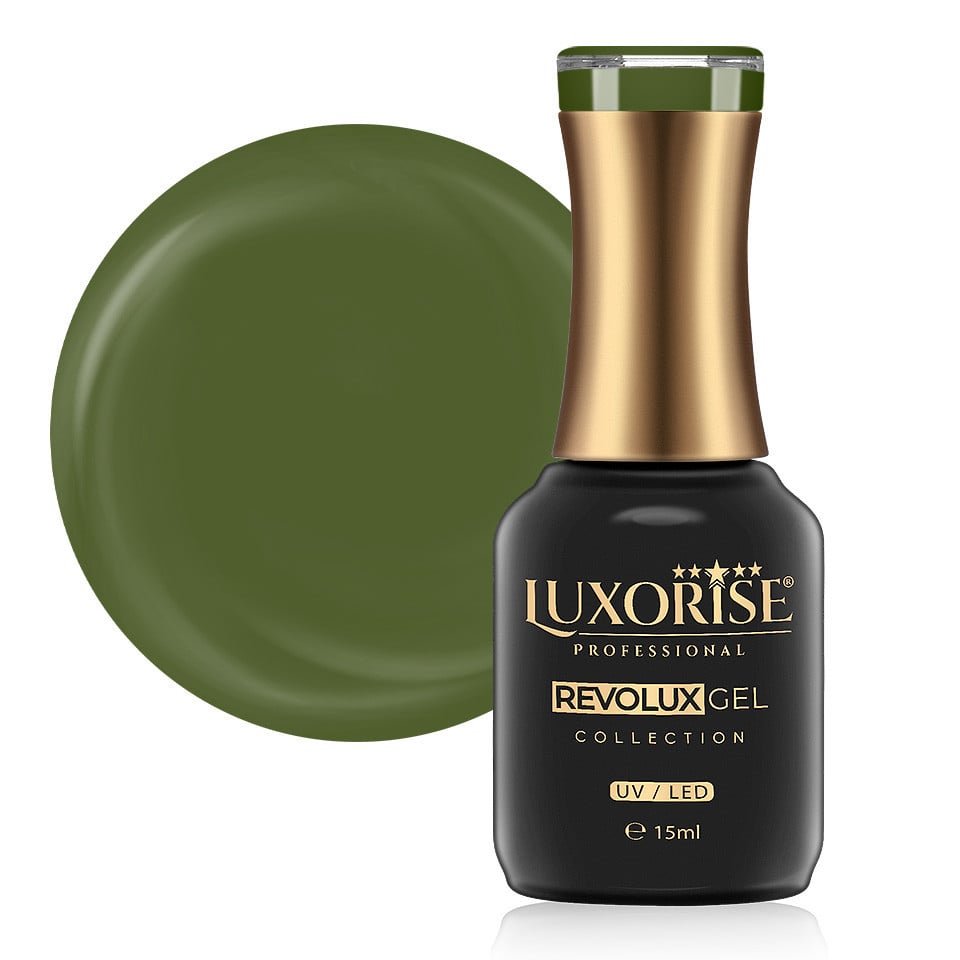Oja Semipermanenta Revolux LUXORISE, Olive Shade 15ml Oja Semipermanenta Revolux LUXORISE, Olive Shade 15ml
