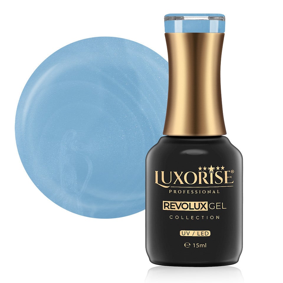 Oja Semipermanenta Revolux LUXORISE, Placid Blue 15ml Oja Semipermanenta Revolux LUXORISE, Placid Blue 15ml