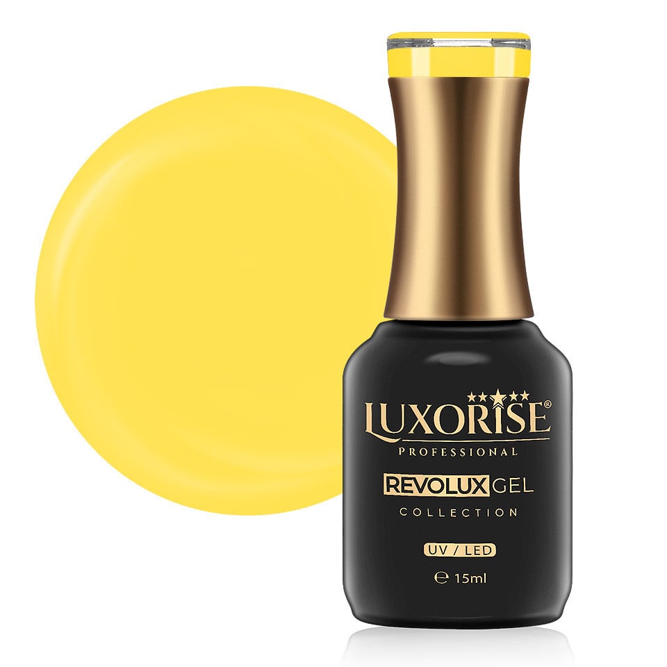 Oja Semipermanenta Revolux LUXORISE, Yellow Future 15ml Oja Semipermanenta Revolux LUXORISE, Yellow Future 15ml