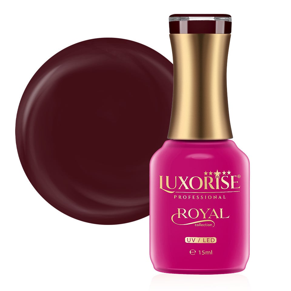 Oja Semipermanenta Royal Collection LUXORISE, Royal Burgundy 15ml Oja Semipermanenta Royal Collection LUXORISE, Royal Burgundy 15ml