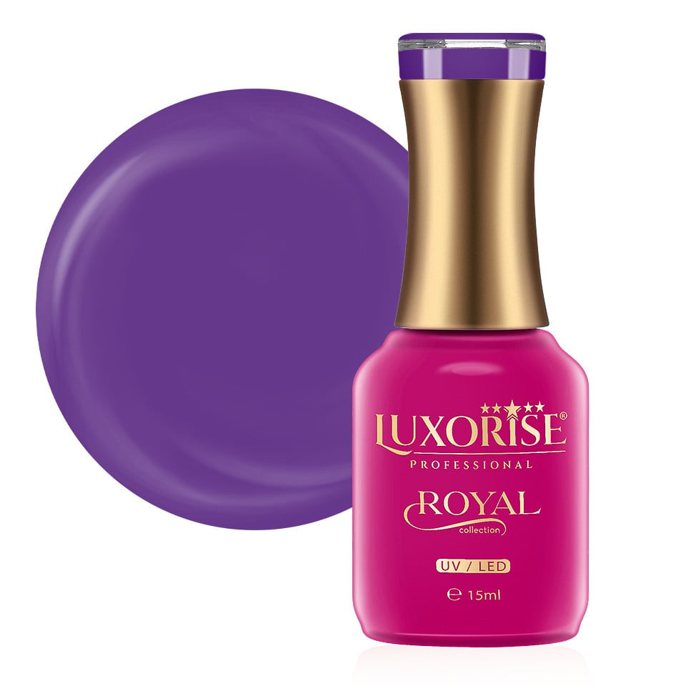 Oja Semipermanenta Royal Collection LUXORISE, Royal Purple 15ml Oja Semipermanenta Royal Collection LUXORISE, Royal Purple 15ml