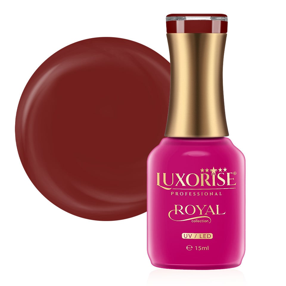 Oja Semipermanenta Royal Collection LUXORISE, Royal Red 15ml Oja Semipermanenta Royal Collection LUXORISE, Royal Red 15ml