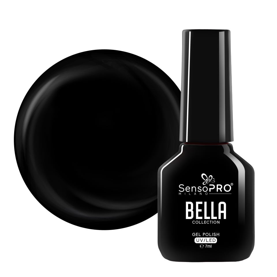 Oja Semipermanenta SensoPRO Milano, BELLA Collection - Black Elegance, 7ml Oja Semipermanenta SensoPRO Milano, BELLA Collection - Black Elegance, 7ml