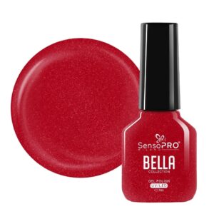Oja Semipermanenta SensoPRO Milano, BELLA Collection - Red Glint, 7ml