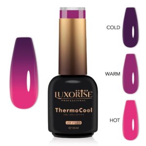 Oja Semipermanenta Termica 3 Culori LUXORISE ThermoCool - Candy Switch 10ml