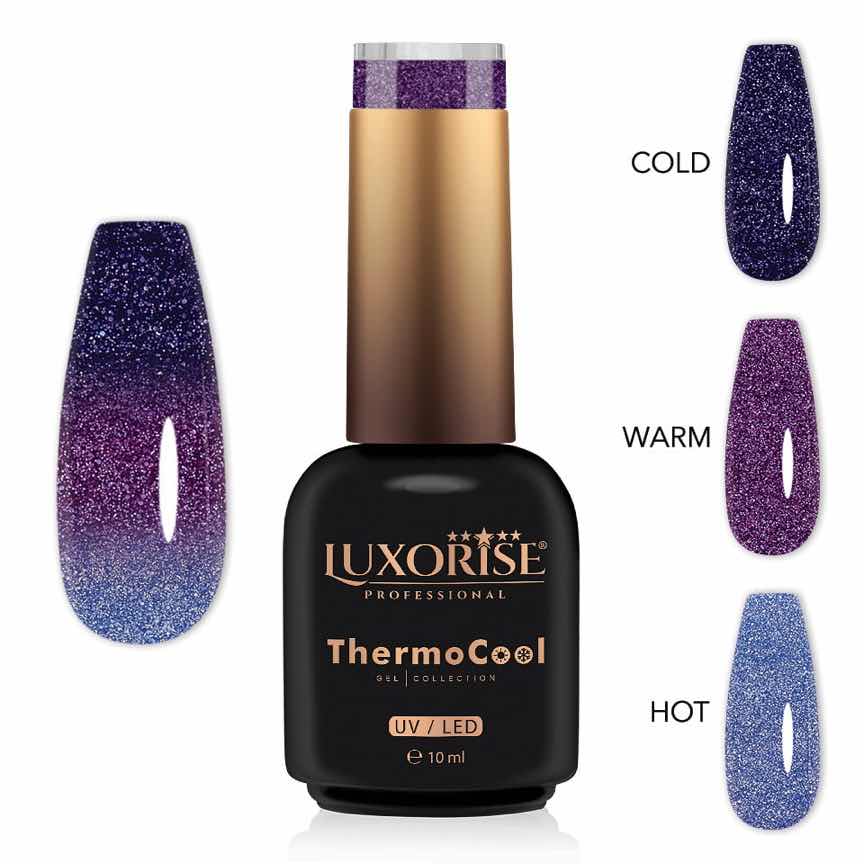 Oja Semipermanenta Termica 3 Culori LUXORISE ThermoCool - Frozen Grape 10ml Oja Semipermanenta Termica 3 Culori LUXORISE ThermoCool - Frozen Grape 10ml