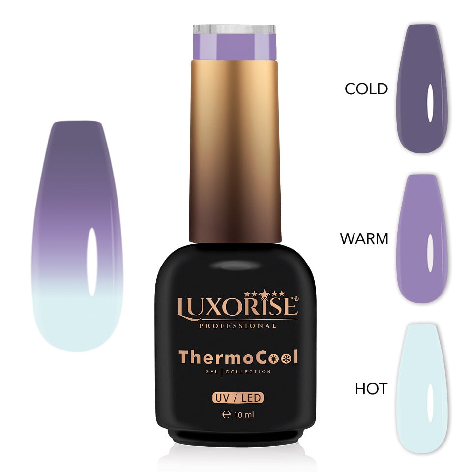 Oja Semipermanenta Termica 3 Culori LUXORISE ThermoCool - Hidden Innocence 10ml Oja Semipermanenta Termica 3 Culori LUXORISE ThermoCool - Hidden Innocence 10ml