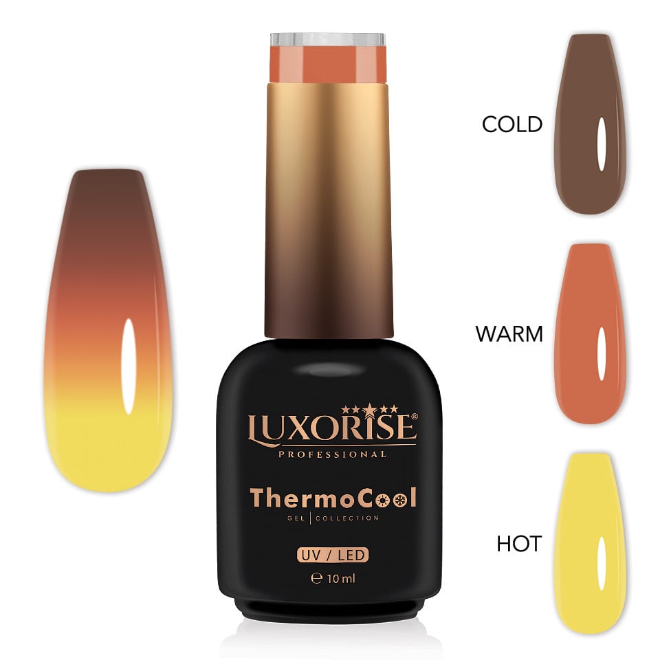 Oja Semipermanenta Termica 3 Culori LUXORISE ThermoCool - Hippie Hope 10ml Oja Semipermanenta Termica 3 Culori LUXORISE ThermoCool - Hippie Hope 10ml