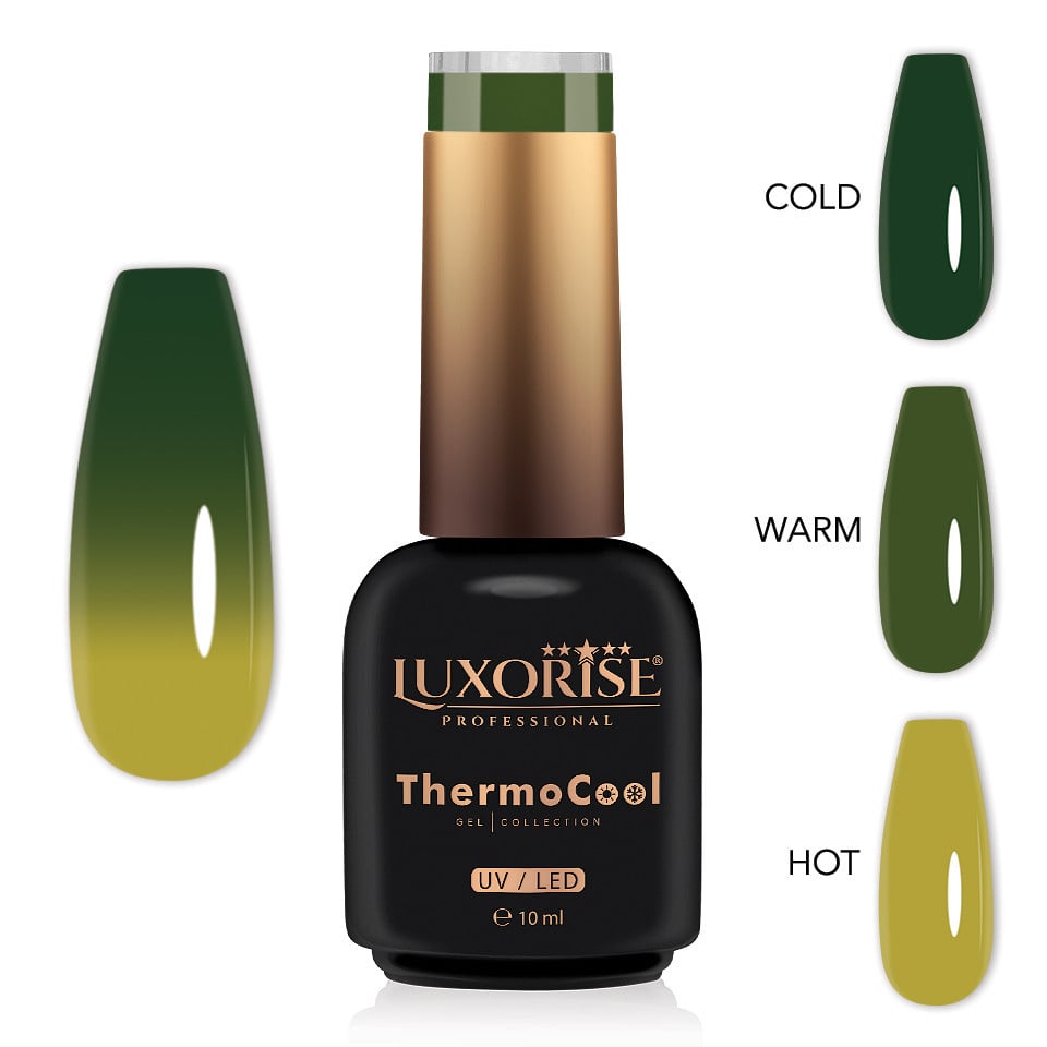Oja Semipermanenta Termica 3 Culori LUXORISE ThermoCool - Mystic Meadow 10ml Oja Semipermanenta Termica 3 Culori LUXORISE ThermoCool - Mystic Meadow 10ml