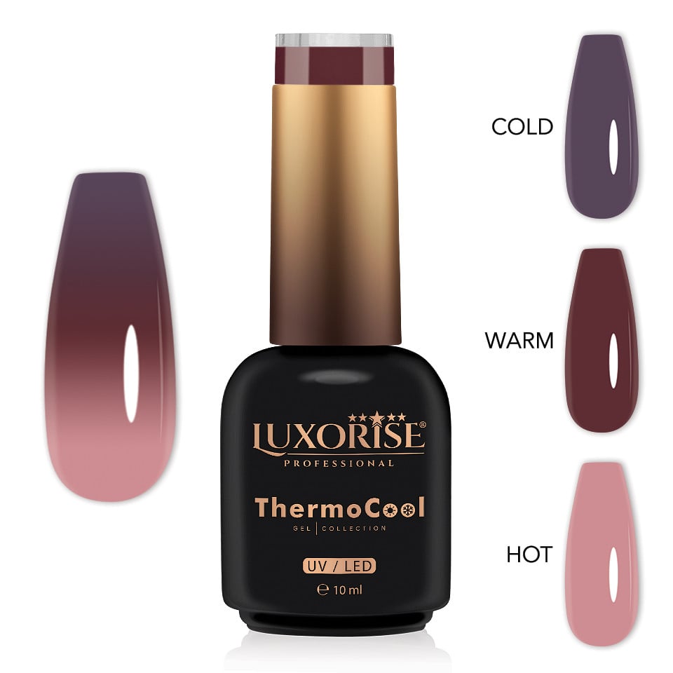 Oja Semipermanenta Termica 3 Culori LUXORISE ThermoCool - Silky Sky 10ml Oja Semipermanenta Termica 3 Culori LUXORISE ThermoCool - Silky Sky 10ml
