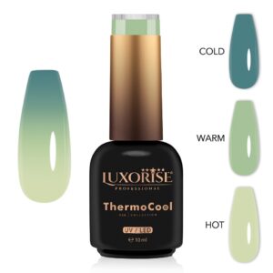Oja Semipermanenta Termica 3 Culori LUXORISE ThermoCool - Summer Cocktail 10ml