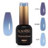 Oja Semipermanenta Termica 3 Culori LUXORISE ThermoCool - Wave Splash 10ml