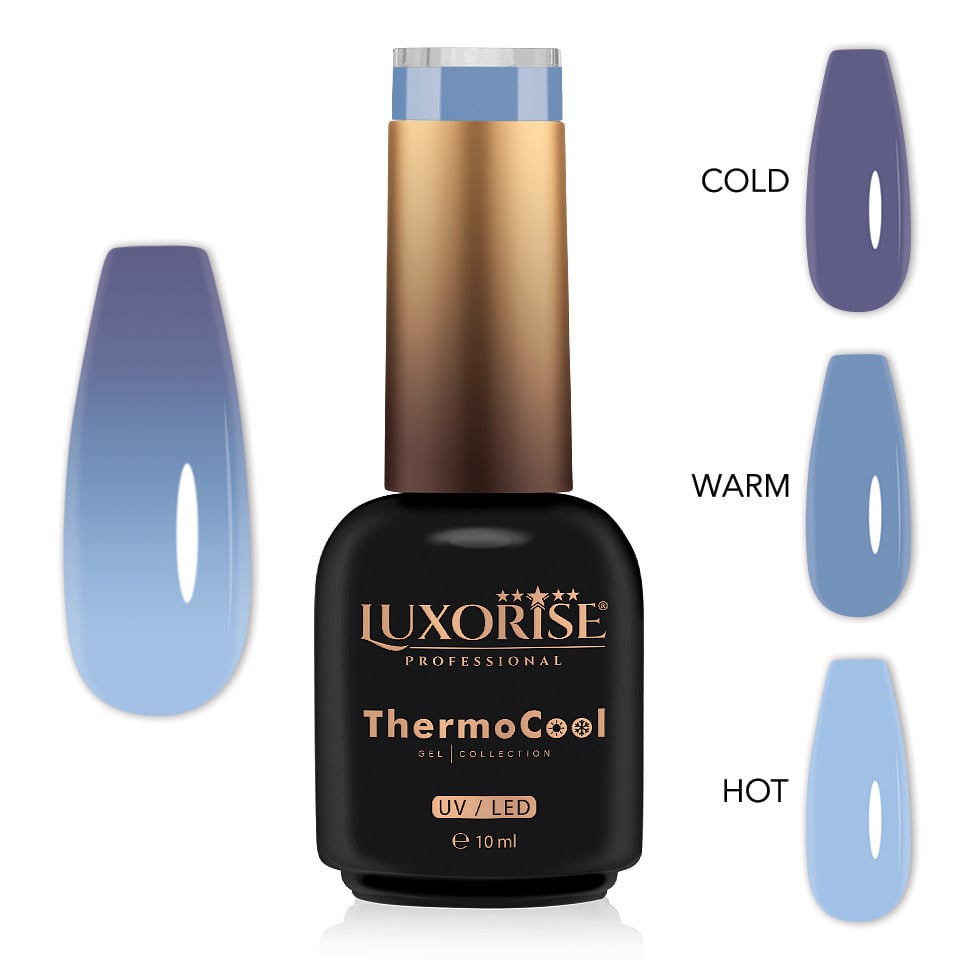Oja Semipermanenta Termica 3 Culori LUXORISE ThermoCool - Wave Splash 10ml Oja Semipermanenta Termica 3 Culori LUXORISE ThermoCool - Wave Splash 10ml